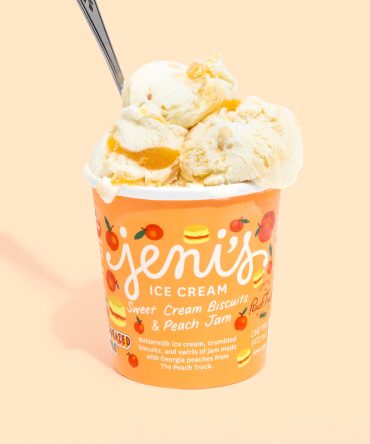 Sweet Cream Biscuits & Peach Jam